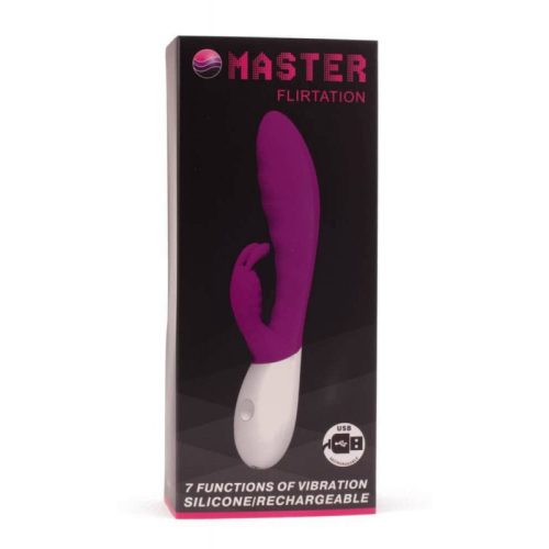 Flirtation akkus nyuszis vibrátor - lila