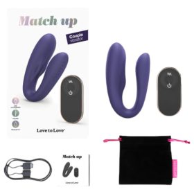 Love to Love Match up - akkus, rádiós párvibrátor