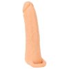Nature Skin - 2in1 műpunci és péniszköpeny - 23cm
