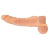 Nature Skin - 2in1 műpunci és péniszköpeny - 23cm