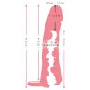 Nature Skin - 2in1 műpunci és péniszköpeny - 23cm