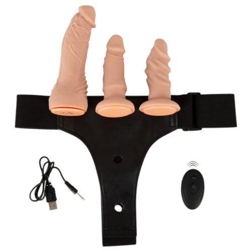 You2Toys - natúr felcsatolható dildó szett