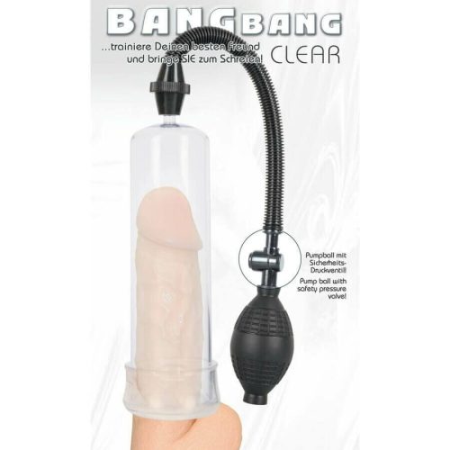 Bang Bang áttetsző  péniszpumpa