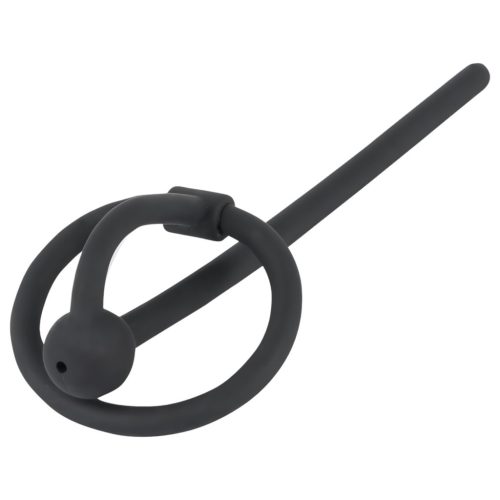Penisplug - szilikon makkgyűrű üreges dilátorral