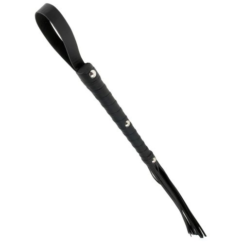 Fetish Fantasy Deluxe Cat-O-Nine - fekete korbács (65cm)