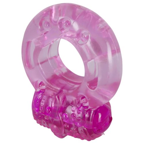 You2Toys - Egyszer használható vibrációs pink péniszgyűrű