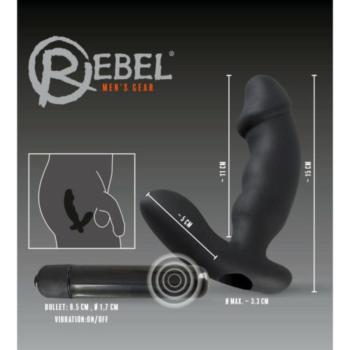 Rebel prosztata vibrátor gátizgatóval