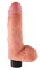 King Cock 7 tapadókorongos vibrátor -18 cm