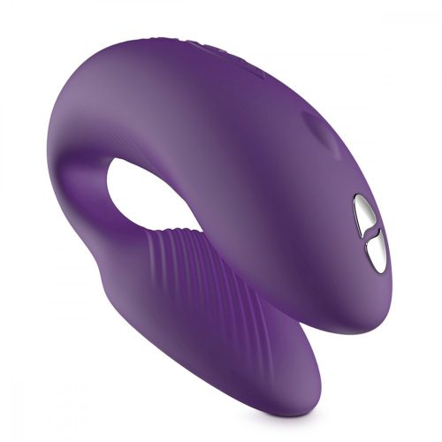 Tölthető okos G-pont és csikló vibrátor - We-vive Chorus lila