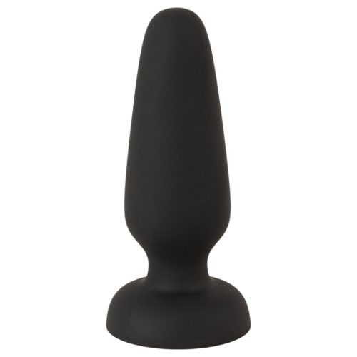 Black Velvets - fekete szilikon anál plug  - S