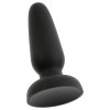 Black Velvets - fekete szilikon anál plug  - S