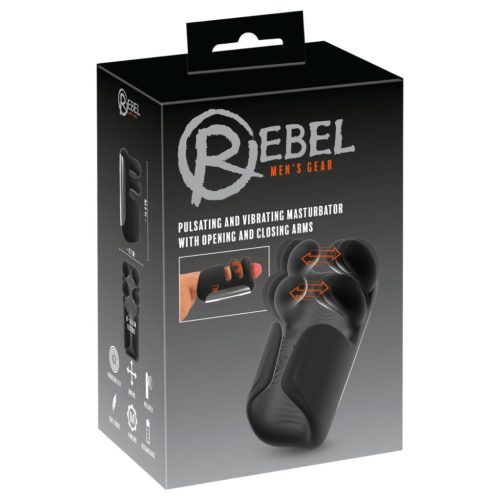 Rebel - lüktető, vibrációs maszturbátor férfiaknak