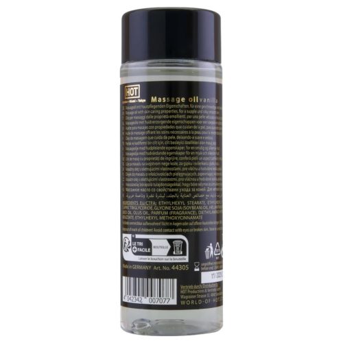 Hot vaníliás bőrápoló masszázsolaj - 100 ml
