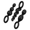 Satisfyer fekete análbot készlet – 3 darabos