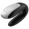 Satisfyer Double Fun okos vízálló párvibrátor - fekete