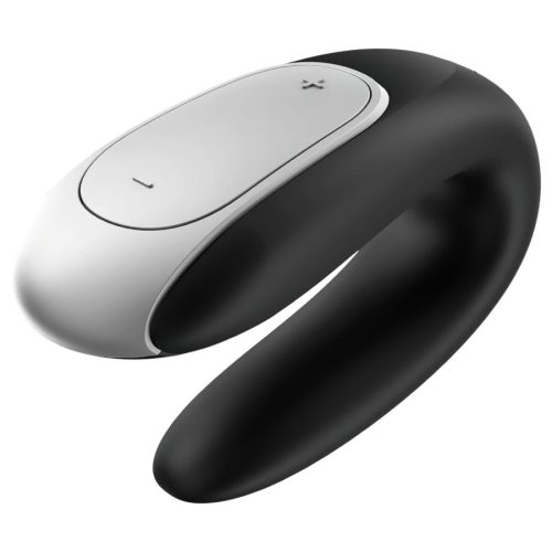 Satisfyer Double Fun okos vízálló párvibrátor - fekete