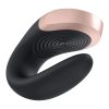 Satisfyer double love- tölthető fekete párvibrátor