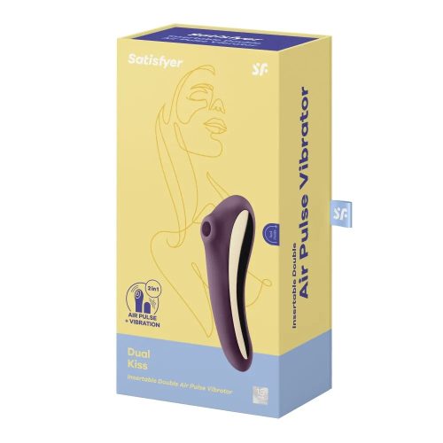 Satisfyer Dual Kiss hüvelyi és csiklóvibrátor