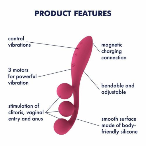 Satisfyer Tri Ball 1 tölthető többfunkciós vibrátor