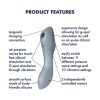 Satisfyer Curvy Trinity 3 akkus dupla vibrátor