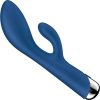 Satisfyer Spinning Rabbit 1 forgó csiklókaros vibrátor - kék