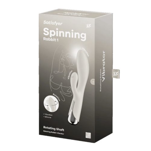 Satisfyer Spinning Rabbit 1 forgó csiklókaros vibrátor - beige