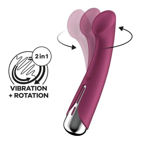 Satisfyer Spinning G- spot 1 vibrátor forgó fejjel