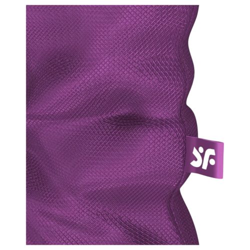 Satisfyer Treasure Bag - diszkrét lila tároló táska - közepes