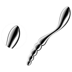 Satisfyer Star Force 1 - ezüst gömbös acéldildó