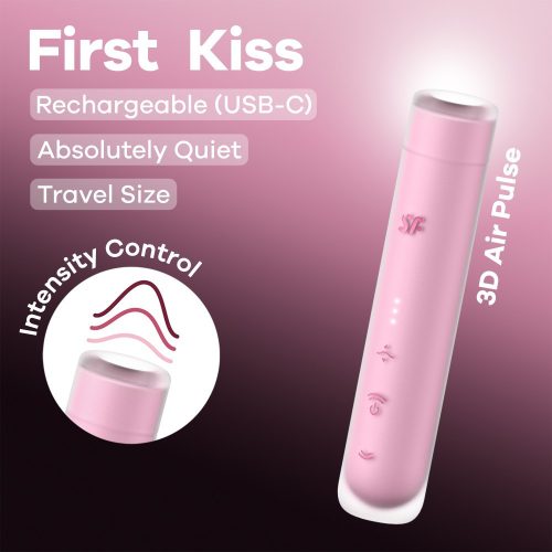 Satisfyer First Kiss léghullámos csiklóizgató