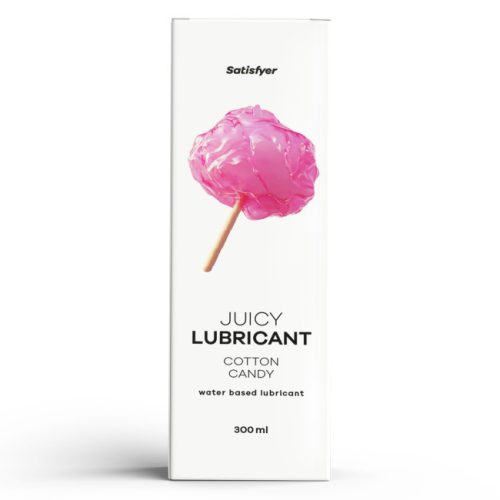 Satisfyer Juicy Lubricant - cotton candy masszázsolaj - 300 ml