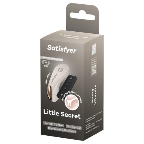 Satisfyer Little Secret - fehér bugyiba helyezhető vibrátor 