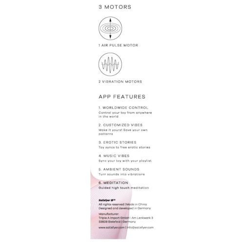 Satisfyer PRO 2 Gen 4 App-os léghullámos csiklóizgató vibrátor
