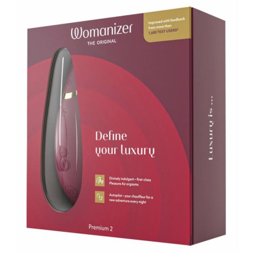 Womanizer  Premium 2 csiklóizgató vibrátor - piros