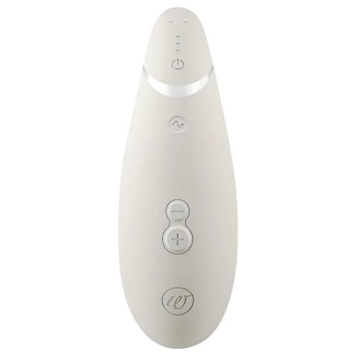 Womanizer  Premium 2 - fehér léghullámos csiklóizgató vibrátor 