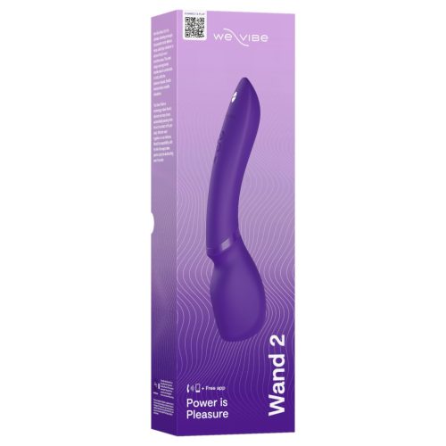 We-Vibe Wand 2 - okos lila masszírozó vibrátor