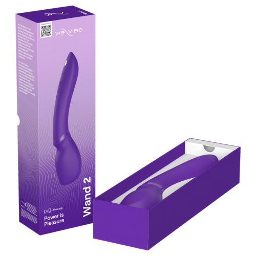 We-Vibe Wand 2 - okos lila masszírozó vibrátor