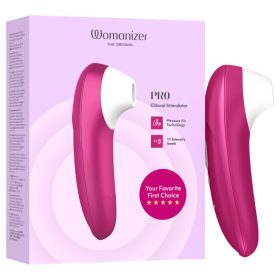Womanizer Pro - pink léghullámos csiklóizgató