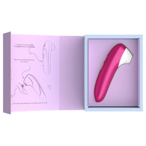 Womanizer Pro - pink léghullámos csiklóizgató