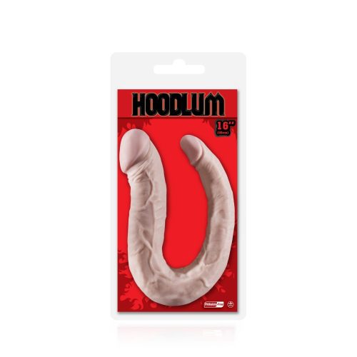 Hoodlum élethű kétvégű pénisz dildó - 41 cm