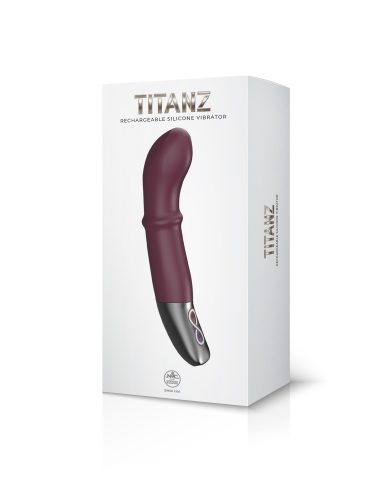 Titanz akkus forgófejes G-pont vibrátor - lila
