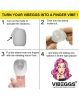 Vibeggs Naughty Nubs vibrációs maszturbációs tojás