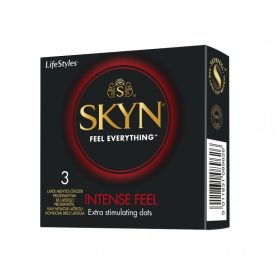   Lifestyles Skyn Intense Feel latexmentes , stimuláló óvszer