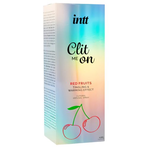 intt Clit Me On - folyékony vibrátor csiklóspray - piros gyümölcs