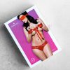 Obsessive Leatheria piros bőrhatású szett - S/M