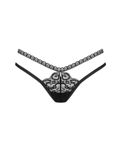 Obsessive Blomentis fekete tanga - XS/S