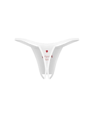 Obsessive Weddya Bride nyitott menyasszonyi tanga - L/XL