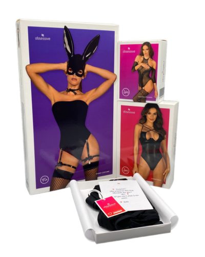 Obsessive Weddya - fehér csipkés tanga - L/XL
