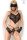Chilirose 3882 csipkés body szett - fekete