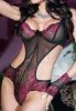 Chilirose 4212 csipkebody kesztyűvel - XL